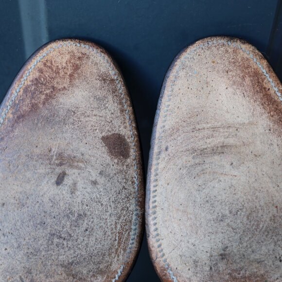 SALE - Allen Edmonds 10-AA McAllister Red Wingtip Oxford Mens Dress Shoes - Picture 13 of 15